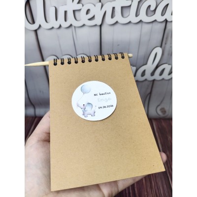 Libreta scrap infantil personalizada | Regalo para eventos infantiles