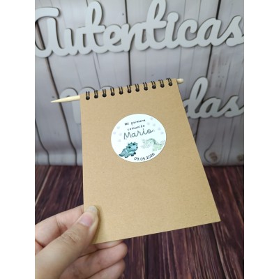 Libreta scrap infantil personalizada | Regalo para eventos infantiles