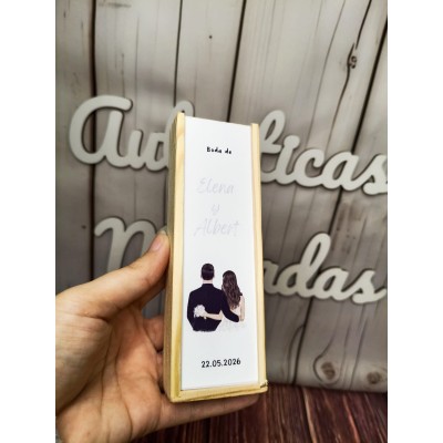 Dominó de madera personalizado  Regalo infantil para eventos