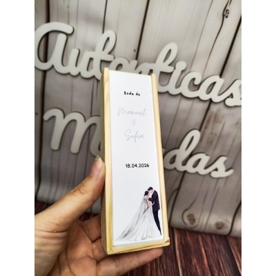 Dominó de madera personalizado  Regalo infantil para eventos