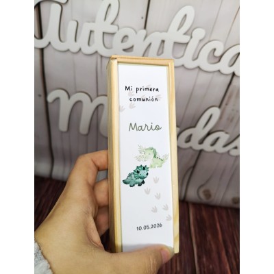 Dominó de madera personalizado  Regalo infantil para eventos