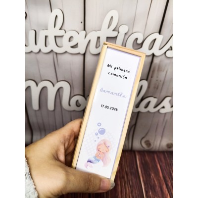 Dominó de madera personalizado  Regalo infantil para eventos