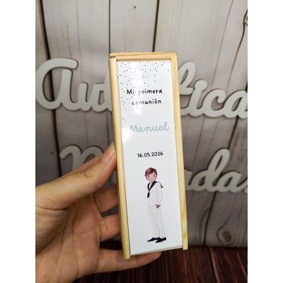 Dominó de madera personalizado  Regalo infantil para eventos