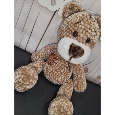 Oso de Crochet Hecho a Mano – Muñeco Artesanal para bebés