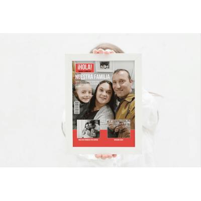 Cuadro Personalizado Estilo Revista ¡HOLA! – Regalo original San Valentín