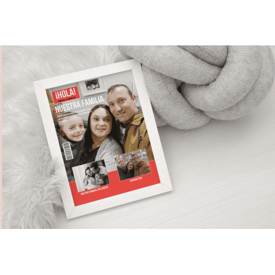 Cuadro Personalizado Estilo Revista ¡HOLA! – Regalo original San Valentín