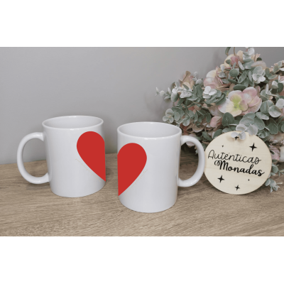 Pack de Tazas Personalizadas de San Valentín –Con chocolatinas o sin chocolatinas
