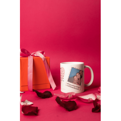 Taza Personalizada de San Valentín con Fotos y Chocolates - Regalo original
