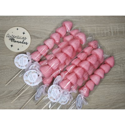 Brocheta de Nubes de Colores Personalizada – Regalo Dulce para Eventos
