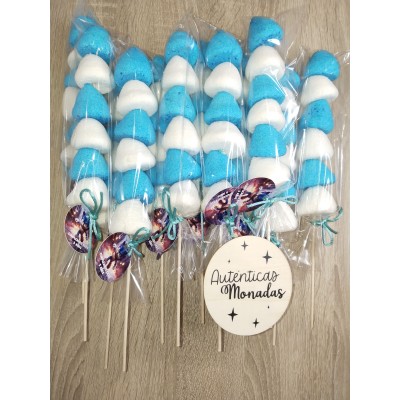 Brocheta de Nubes de Colores Personalizada – Regalo Dulce para Eventos
