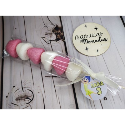 Brocheta de Nubes de Colores Personalizada – Regalo Dulce para Eventos