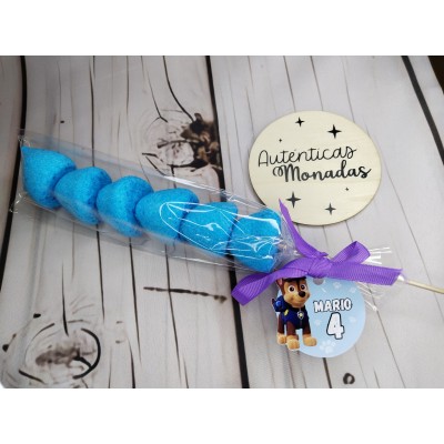 Brocheta de Nubes de Colores Personalizada – Regalo Dulce para Eventos