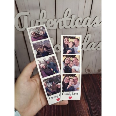 Imanes Fotográficos Personalizados Estilo Fotomatón – Regalo Romántico San Valentín
