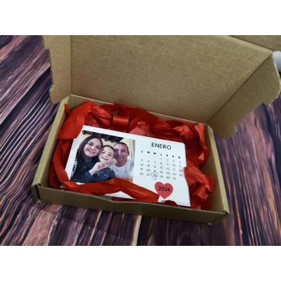 Imanes Calendario Personalizados con Fotos – Regalo Romántico para Pareja y Familia