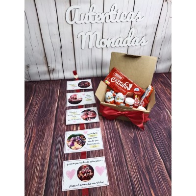 Caja Regalo Romántica UP con Dulces y Fotos – Regalo San Valentín para Enamorados