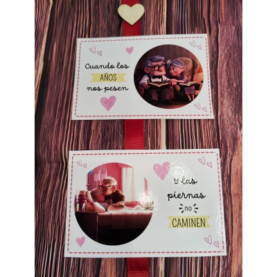 Caja Regalo Romántica UP con Dulces y Fotos – Regalo San Valentín para Enamorados