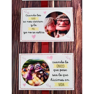 Caja Regalo Romántica UP con Dulces y Fotos – Regalo San Valentín para Enamorados
