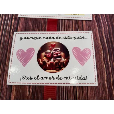 Caja Regalo Romántica UP con Dulces y Fotos – Regalo San Valentín para Enamorados