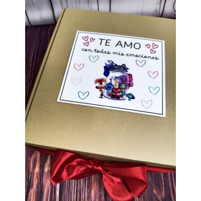 Caja de Chuches Inside Out (Intensamente) – Regalo Romántico Original para San Valentín