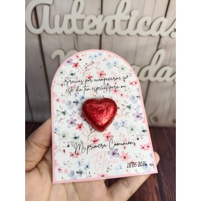 Bombón de agradecimiento personalizado – Detalle dulce para eventos