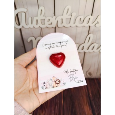 Bombón de agradecimiento personalizado – Detalle dulce para eventos