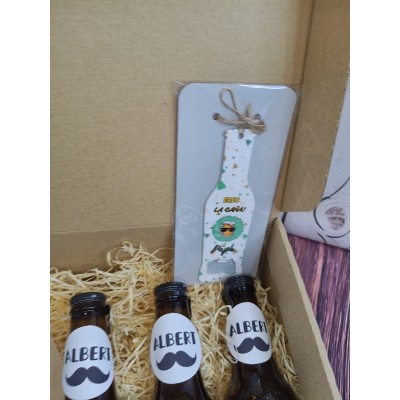 Caja Regalo Día del Padre Mi Papá es la Caña con Jarra y Cervezas Personalizadas|Regalo original Dia del Padre