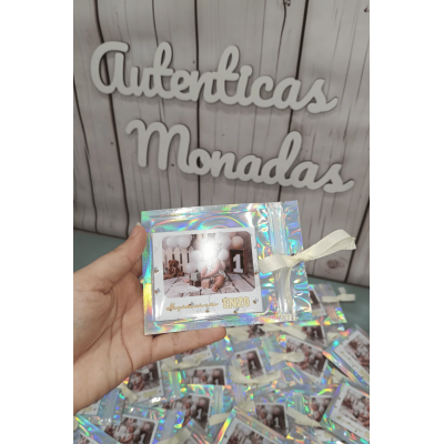 Imán Personalizado con Foto y Texto, Recuerdo Bautizo y Comunión