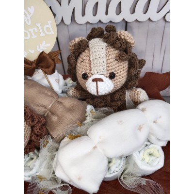 Tarta de pañales personalizada Dodot con nombre  Regalo bebé original