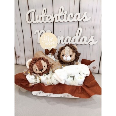 Tarta de pañales personalizada Dodot con nombre  Regalo bebé original
