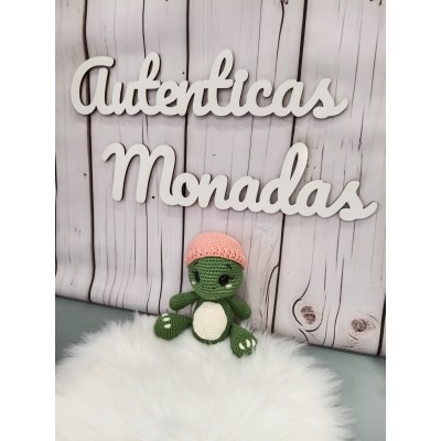 Tortuga amigurumi de crochet hecha a mano 20 cm | Juguete bebé y regalo infantil original