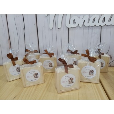 Tres en raya de madera personalizado  Regalo infantil para eventos