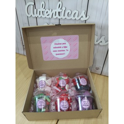 Caja Regalo con Chuches “6 Razones para Darte las Gracias, Mamá”  Dulce y Original