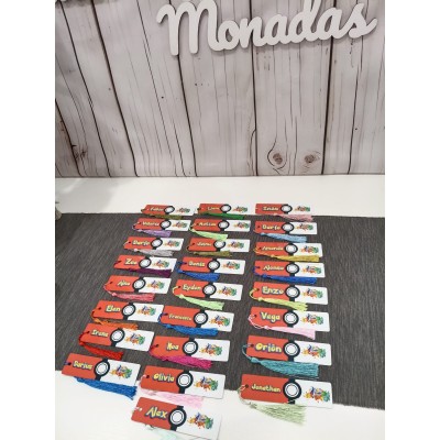 Marcapáginas Personalizado Inspirado en Pokémon  Detalle para Cumpleaños Infantil  Regalo para Niños