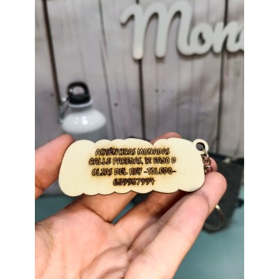 Pack Vuelta al Cole Personalizado  Bidón 800 ml + Estuche + Llavero Identificativo de Madera