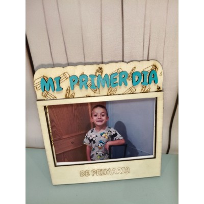 Pack Vuelta al Cole Personalizado  Portalápices + Lápiz + Portafotos + Llavero